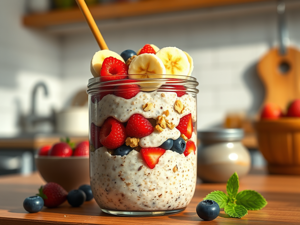 Healthy Overnight Oats for Weight Loss